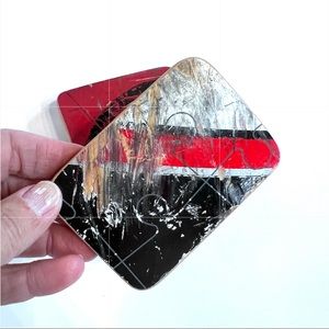 Handmade recycled belt buckle made from a Vintage Skateboard deck!